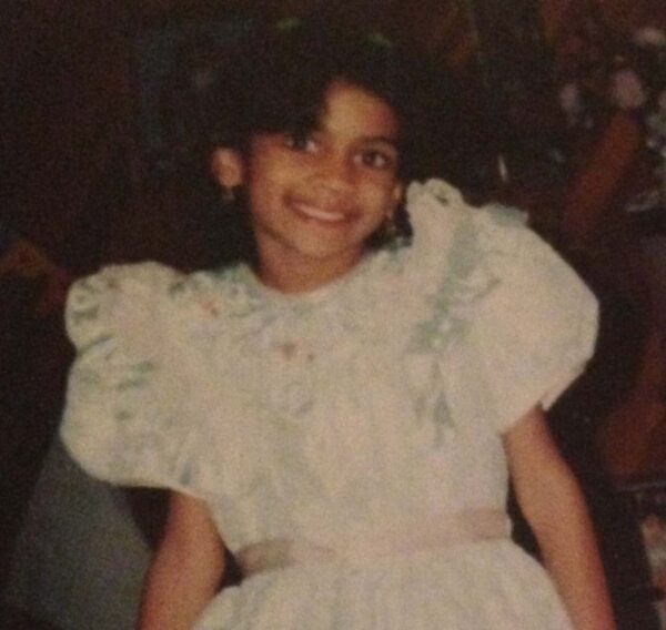 Felicia as a child