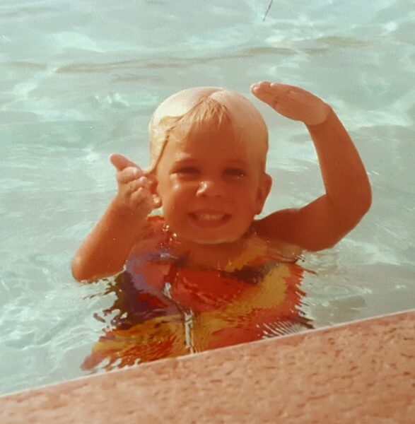 Kristina as a child