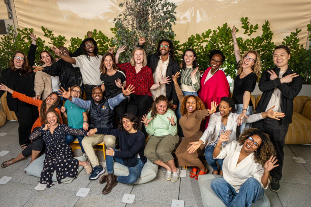 Team photo of Imaginable Futures team from 2026