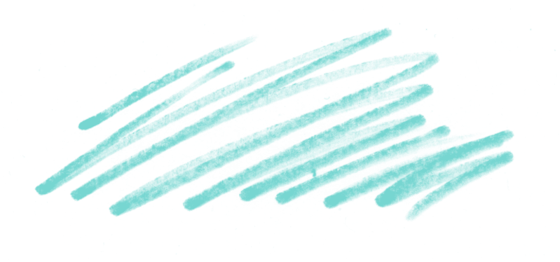 teal squiggle